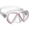 Mares Aquazone Pirate, Maschera Snorkeling da Bambino - Unisex, Rosa/Bianco Trasparente