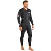 CRESSI Endurance Man Monopiece Wetsuit 3mm - Muta Monopezzo Uomo in Neoprene Bifoderato Nero da 3mm per Immersioni e Snorkeling, M/3