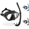 CRESSI Calibro - Singola Maschera o Combo Set Maschera+Snorkel Mexico per Apnea Immersioni e Snorkeling, Taglia Unica Unisex