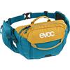 EVOC HIP PACK 3l Marsupio da anca Marsupio da pancia Marsupio da anca incl. 1,5 l HYDRATION BLADDER (capacità 3 l, AIRFLOW CONTACT SYSTEM, sistema VENTI FLAP, sacca idrica), giallo argilla/oceano