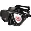 SEAC Clear - Maschera Subacquea Antiappannamento Doppia Lente in Silicone | Maschera per Immersioni e Snorkeling Antifog Low Volume