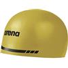 Arena Cuffia da nuoto 3D Soft USA unisex adulto in silicone per uomini e donne kit da nuoto per allenamento e corsa, giallo, XL
