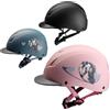 PFIFF 103119 - Casco da equitazione ProtectionX, misura regolabile, per bambini, con sistema di ventilazione, rosa, taglia 52-56 cm (S)