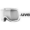 Uvex downhill 2100 VP X, occhiali da sci unisex, fotocromatico, polarizzato, white/vario-pola, one size