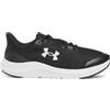 Under Armour Pursuit 4, Scarpe da Ginnastica da Bambino con Suola Flessibile di trazione, Scarpe da Bambino con Tessuto Traspirante in Rete e Soletta Imbottita, Nero Nero Bianco, 5