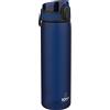 Ion8 Borraccia a Prova di Perdite, 500ml, Facile da Aprire, Serratura Sicura, Lavabile in Lavastoviglie, Senza BPA, Maniglia per il Trasporto, Adatta a Portabicchieri, Facile Pulizia, Blu Navy