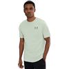 Under Armour Men's Left Chest Logo T-Shirt Titanium/Clay Green XXL XXL