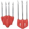SEAC Killer, Fiocina a 4 Punte Leggere in Acciaio ad Alta Resistenza Unisex Adulto, Rosso, Standard & Killer, Fiocina a 3 Punte Pesanti in Acciaio ad Alta Resistenza Unisex Adulto, Rosso, Standard