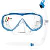 CRESSI Estrella - Maschera Estrella o Combo Set Maschera Estrella + Snorkel Gamma per Snorkeling e Immersioni,Taglia Unica, Unisex Adulto