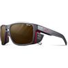 Julbo Unisex's Shield Sunglasses, Black/Naranja, Talla Única