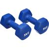 Amazon Basics Neoprene Dumbbell Pair, 10kgs (5 kg x 2 count), Blue
