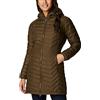 Columbia Donna Piumino, Fodera Riflettente Omni-Heat 100 percento Poliestere, Storm-Lite DP II 100 percento Poliestere, Thermarator 100 percento Poliestere, Verde (Olive Green), S