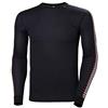Helly Hansen Hommes HH Lifa Stripe Crew, Bleu Marine, M
