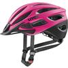 uvex True CC Casco de Bicicleta, Unisex-Adult, Euphoria-Black Matt, 52-55 cm