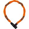 ABUS Lucchetto a catena Catena 6806K - Lucchetto per bicicletta leggero in acciaio temprato con tubo in tessuto alla moda - Catena quadrata con livello di sicurezza 6