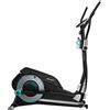 Cecotec Bicicletta Ellittica DrumFit Elliptical 9000 Eir Pro. Resistenza Magnetica Regolabile con Motore, Monitor LCD con Supporto per Dispositivi, Ruote di Trasporto, Bottiglia e Portabottiglie