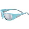 Uvex sportstyle 514, occhiali da sole Unisex adulto, lightblue matt/mirror silver, one size