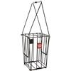 Wilson WRZ323700, Cestino Raccogli Acciaio, Fino a 75 Palline Unisex - Adulto, Nero, Taglia Unica
