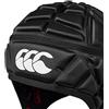 Canterbury Junior Unisex Caschetto da rugby Raze | Casco con copertura totale | Sottogola con bordi morbidi | Fori per ventilazione | Caschetto con imbottitura in schiuma Black/True Red XS