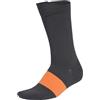 adidas Unisex - Adulto RUNxGRAPHIC Sock 1PP, carbon/Dusky Orange, 37-40
