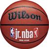 Wilson Pallone da Basket, Jr. NBA Authentic, Utilizzo Outdoor, Rivestimento Tackskin Cover, Taglia: 7, Marrone