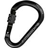 Kong. HMS Classic Screw Sleeve. Moschettone in Alluminio con Ghiera a Vite. Sistema Keylock. Certificato EN 12275 ed EN 362. Arrampicata e Lavoro in Quota. Made in Italy. Peso 88g.