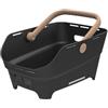 Basil Cento Neo Portabici Posteriore - 21L - In Plastica Riciclata - Riflettente - 46.9x23.7x14.1 cm - Nero
