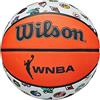 Wilson Pallone da Basket WNBA ALL TEAM, Utilizzo Outdoor, Gomma, Misura: 6, Marrone/Bianco