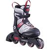 K2 Skates Ragazzi Pattini in linea RAIDER — grey - red — M (EU: 32-37 / Mondo: 190-230 / cm: 19-23 / UK: 13-4 / US: 1-5) — 30D0101
