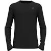 Odlo Merino 200 Maglia Termica Uomo in Lana Merino a Manica Lunga | Intimo termico base layer in lana merino 200 g/m² | Caldo, traspirante e antiodore | Manica lunga per sci e trekking