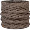 BUFF| Knitted Polar Schlauchschal Uomo Donna Adulti, Freddo estremo, Pratico, Versatile, Alla moda, Isolamento termico, Confortevole, Taglia unica, Marronee
