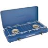 Campingaz Base Camp Lid fornello da campeggio compatto con coperchio | Varie possibilità di cottura con 2 piastre, fornello a gas con 2 bruciatori, potenza 2 x 1.600 W per campeggio o festival