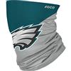 FOCO Philadelphia Eagles Colour Block Big Logo Ghetta Sciarpa Forever Collectibles - Taglia unica