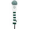 Callaway Copritesta per mazze da golf con pompon 2025, ibrido, bianco/verde