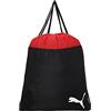 PUMA Unisex - Adulto Sacca Sportiva, Poliestere, Puma Red - Puma Black, Taglia Unica