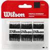 Wilson Overgrip, Profile Overgrip, 3 Pezzi, Nero, WRZ4025BK