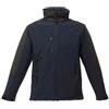 Regatta Softshell 3 Strati Hydroforce Impermeabile & Traspirante con Cappuccio Integrato Soft Shell, Uomo, Navy/Black, XL