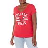 Ultra Game UNK da Donna S/S co-ed NBA Relaxed Fit Manica Corta, Collo a V Top, Donna, Co-Ed Top, Red