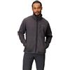 Marmot Uomo Drop Line Jacket, Calda giacca in pile, giacca con zip integrale, scaldacorpo traspirante e resistente al vento, impacchettabile, ottimo per l'escursionismo e lo sci, Black Heather, S