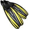 SEAC F 100 PRO, Pinne da Subacquea Leggera a Scarpetta Chiusa, per Immersioni e Snorkeling Unisex Adulto, Giallo, 40/41 EU