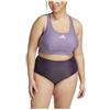 adidas Donna Sporty Bikini Top (Plus Size), Shadow Violet/Bliss Lilac, XL Plus