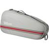 Wilson Team 3 Pack, Con una Spaziosa Tasca Per Gli Accessori e Tracolla Regolabile, Offre una Protezione Completa Per La Racchetta, Colore: Avena