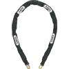 ABUS Catena 6KS - per Fissare Biciclette, Oggetti e Altro - Catena Spessa 6 mm - combinabile con Un Lucchetto - Lunghezza 110 cm, Nero