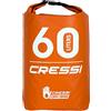 CRESSI Dry Bag, Sacca/Zaino Impermeabile per attività Sportive Unisex Adulto, Arancio, 60 LT