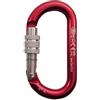 Kong. Oval Alu Classic Screw Sleeve. Moschettone in Alluminio con Ghiera a Vite. Compatibile con Bloccanti e Carrucole. Keylock Anti-Impiglio. Certificato EN 362/B, 12275/B. Peso 65g.