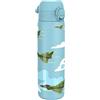 Ion8 Borraccia Inox Leggero, 600ml, Non Isolato, a Prova di Perdite, Facile da Aprire, Serratura Sicura, Lavabile in Lavastoviglie, Adatta a Portabicchieri, Durevole, Jet da Combattimento