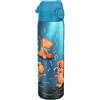 Ion8 Borraccia Inox Leggero, 600ml, Non Isolato, a Prova di Perdite, Facile da Aprire, Serratura Sicura, Lavabile in Lavastoviglie, Adatta a Portabicchieri, Durevole, Banda Dei Dinosauri