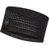 BUFF| Fascia Dryflx Asciugatura rapida, Stretch, Riflettente, Notturno, Lucido, Visibilità, Corsa, Stretch, Umidità Uomo Donna Taglia unica Nero