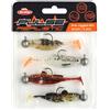 Berkley Pulse Realistic Mix, Selezione di 4 soft lures pre-armate per catturare Lucci, Persici e Lucioperca, Scelto dai Pro Anglers, Ottimo Regalo per pescatori di artificiali