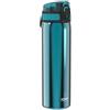 Ion8 Borraccia Inox Leggero, 600ml, Non Isolato, a Prova di Perdite, Facile da Aprire, Serratura Sicura, Lavabile in Lavastoviglie, Adatta a Portabicchieri, Durevole, Acqua